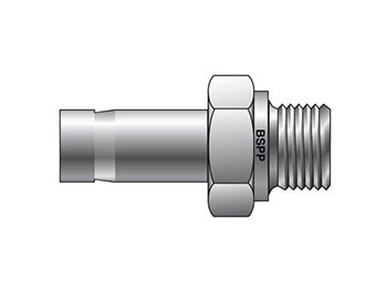 6MA6R-316 A-LOK Inch Tube BSPP Tube End Male Adapter - MA R